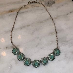 Green and gold necklace